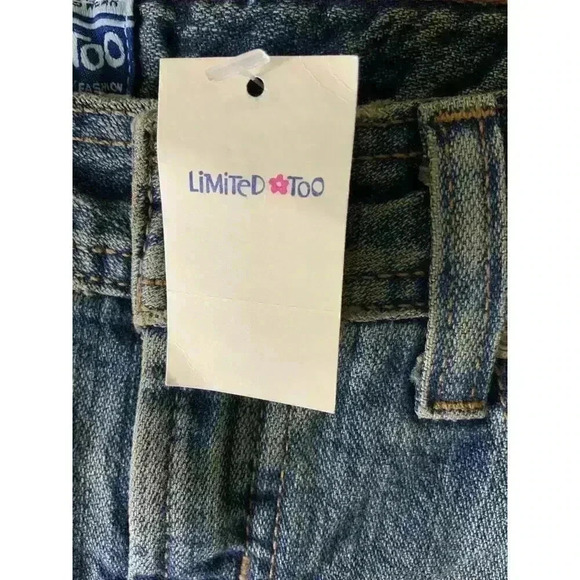 Limited Too Authentic Denim Jeans Junior Size 10 Regular Fit Flared Leg Blue - Picture 11 of 11